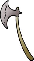 cartoon doodle medieval axe png