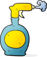 botella de spray de dibujos animados png