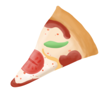Slice of pizza drawing png