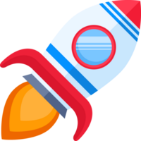 Rocket launch illustration png