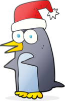 Cartoon-Weihnachts-Pinguin png