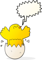 speech bubble cartoon hatching egg png