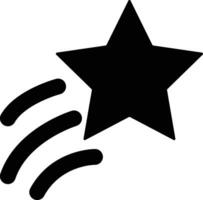 Rounded filled Star icon. vector