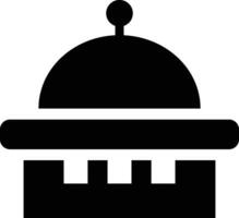 Rounded filled City Hall Icon vector