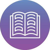 Open Book Vector Icon