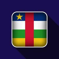 Flat Central African Republic Flag Background Vector Illustration