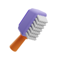 voiture laver objet brosse 3d illustration png