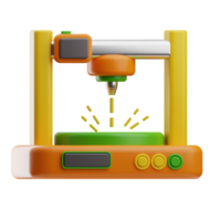 Printing Object Laser 3D Illustration png