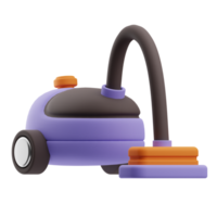 Car Wash Object Vacuum Cleaner 3D Illustration png