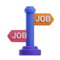 Human Resources Object Direction 3D Illustration png