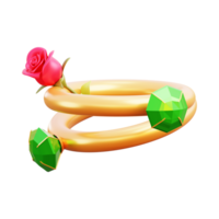 3d illustratie liefde Cupido pijl, liefde hart 3d gelukkig Valentijnsdag png