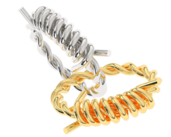 Smycken isolerat på bakgrund. 3d tolkning - illustration png