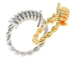 Smycken isolerat på bakgrund. 3d tolkning - illustration png