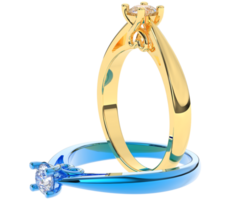 sieraden geïsoleerd Aan achtergrond. 3d renderen - illustratie png