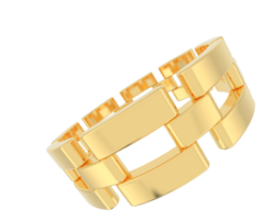 diamante anillo aislado en antecedentes. 3d representación - ilustración png