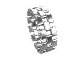 diamant ring geïsoleerd Aan achtergrond. 3d renderen - illustratie png