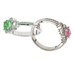 bijoux isolé sur Contexte. 3d le rendu - illustration png