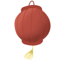 Red lantern illustration perfect for lunar new year and chinese festival design png