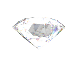 diamant ringa isolerat på bakgrund. 3d tolkning - illustration png