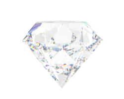 diamant ringa isolerat på bakgrund. 3d tolkning - illustration png