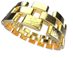 diamant bague isolé sur Contexte. 3d le rendu - illustration png