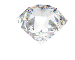 diamant ringa isolerat på bakgrund. 3d tolkning - illustration png