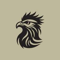 Eagle head vector logo template. Eagle head vector logo design.