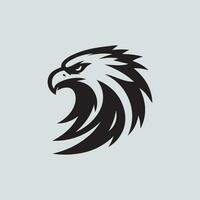 Eagle head logo design vector template. Eagle head vector illustration.