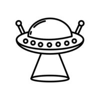 UFO icon in vector. Illustration vector