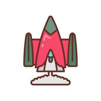 Rocket Start icon in vector. Illustration vector