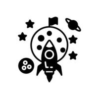 Space Mission icon in vector. Illustration vector
