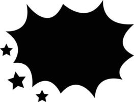 Bubble bursting shape icon in flat. isolated on bubbles starburst and sunburst of empty comic speech bubbles different Sound effects halftone shadows. vector for apps web