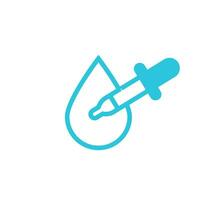 Pipette icon. Eye Drop icon. From blue icon set. vector