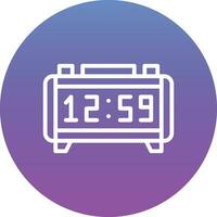 Digital Clock Vector Icon