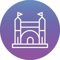 Bouncy Castle Vector Icon