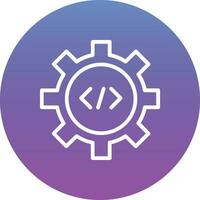 Programming Settings Vector Icon