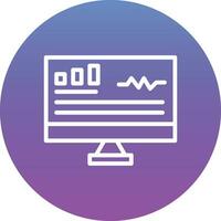 Monitoring Vector Icon