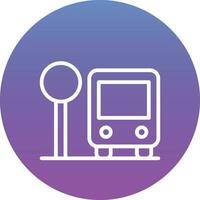 Bus Stop Vector Icon