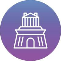 Halicarnassus Mausoleum Vector Icon