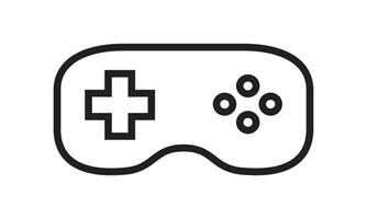 joystick game controller icon, game console symbol for web or mobile app. vector