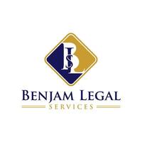 law firm lawyer consultant logo with the letter BLS vector