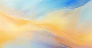 AI generated watercolor orange background photo