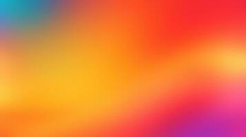 AI generated Colorful Orange Gradient Background photo