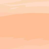 Abstract background texture of free brush stroke in trendy Peach Fuzz shades in watercolor manner vector