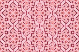 oriental seamless pattern with pink color. suitable for tile, textile, background, wall decor and other vector