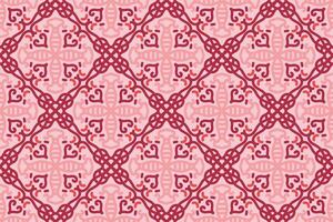 oriental seamless pattern with pink color. suitable for tile, textile, background, wall decor and other vector