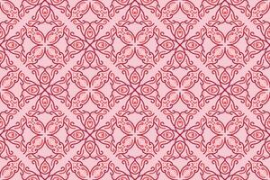 oriental seamless pattern with pink color. suitable for tile, textile, background, wall decor and other vector