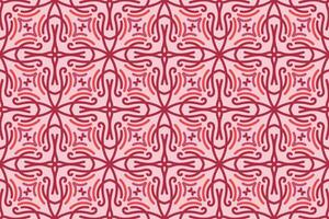 oriental seamless pattern with pink color. suitable for tile, textile, background, wall decor and other vector
