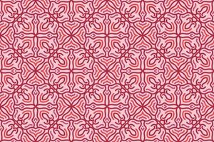 oriental sin costura modelo con rosado color. adecuado para teja, textil, fondo, pared decoración y otro vector