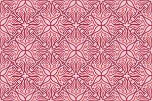 oriental seamless pattern with pink color. suitable for tile, textile, background, wall decor and other vector
